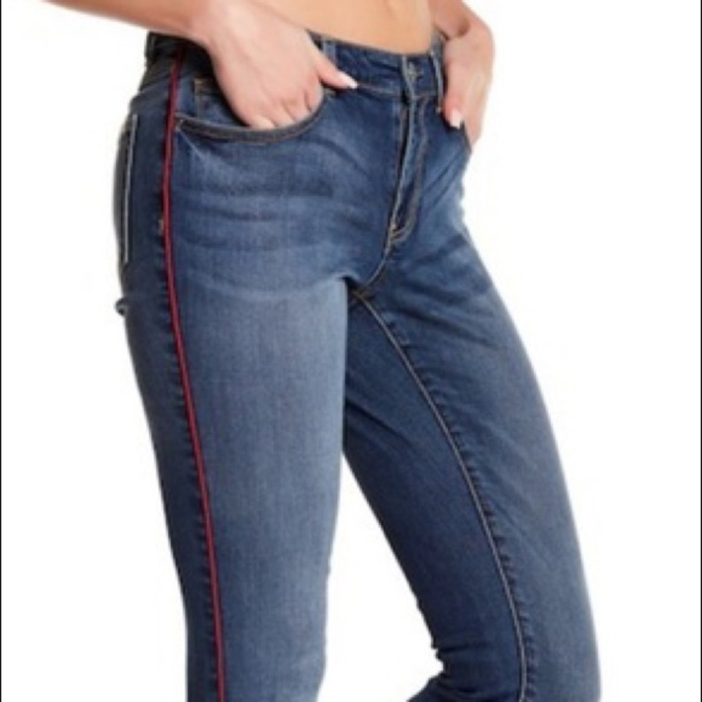 MELROSE & MARKET jeans with red stripe